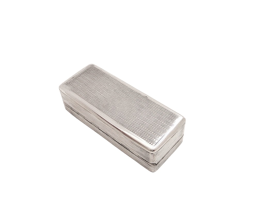 Antique Georgian Sterling Silver Snuff Box 1827 View V