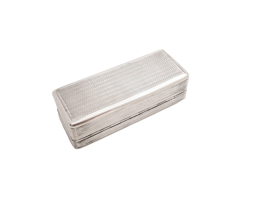 Antique Georgian Sterling Silver Snuff Box 1827 View VI