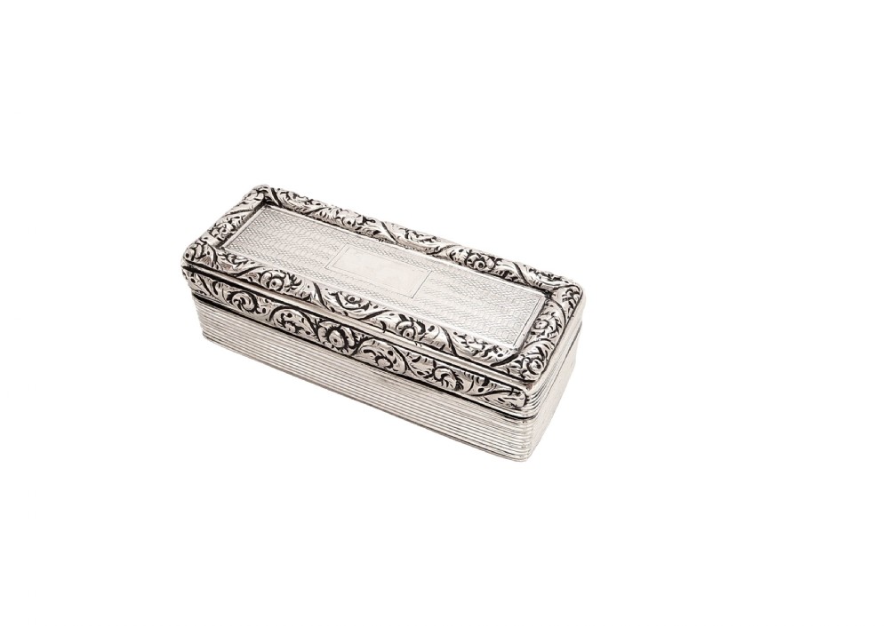 Antique Georgian Sterling Silver Snuff Box 1827 View VII