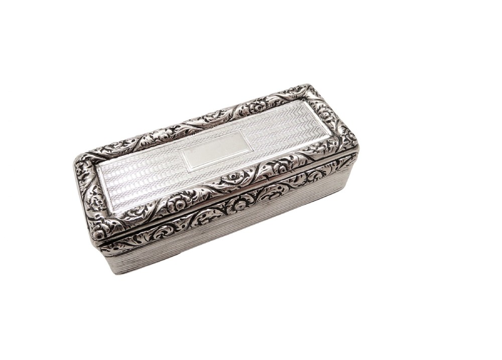 Antique Georgian Sterling Silver Snuff Box 1827 View IX