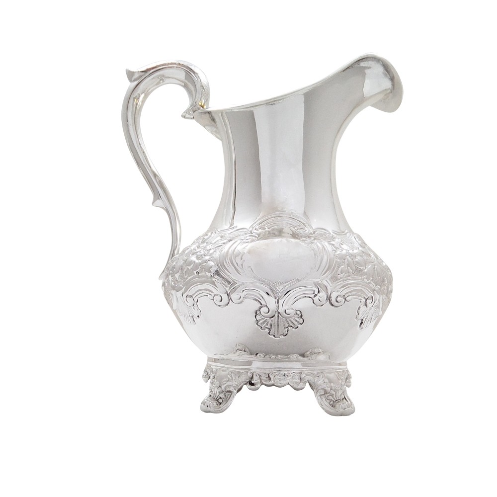 Antique Victorian Sterling Silver Jug 1844