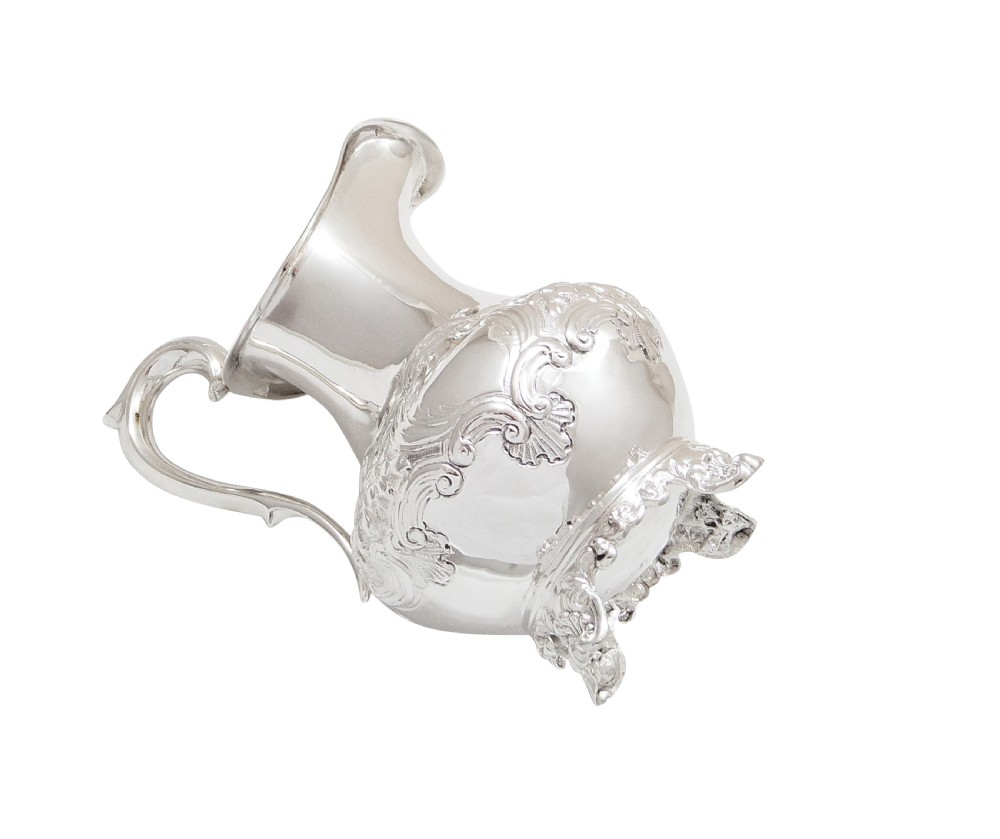 Antique Victorian Sterling Silver Jug 1844 View VII