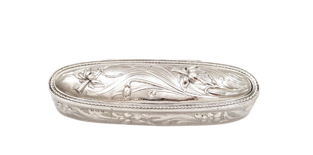 Antique Art Nouveau Sterling Silver 5 1/2
