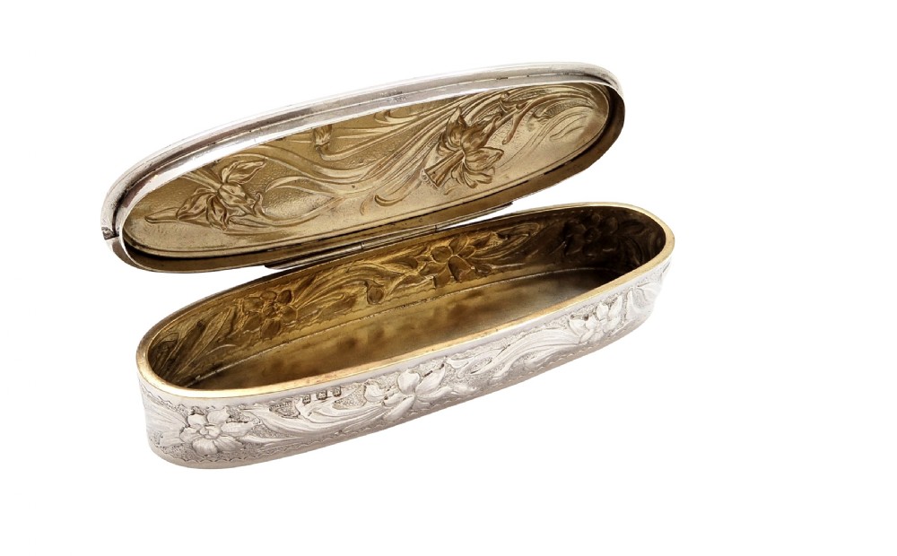 Antique Art Nouveau Sterling Silver 5 1/2