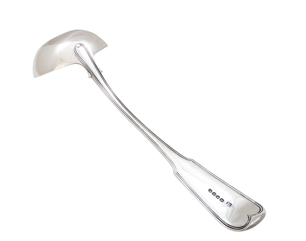 Antique Georgian Sterling Silver Soup Ladle - 1811 View III