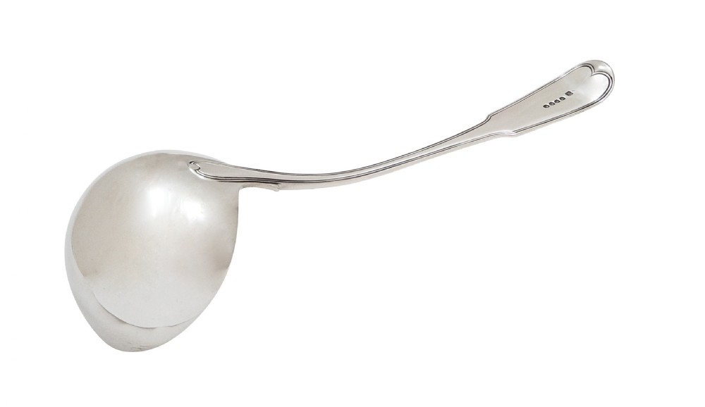 Antique Georgian Sterling Silver Soup Ladle - 1811 View VI