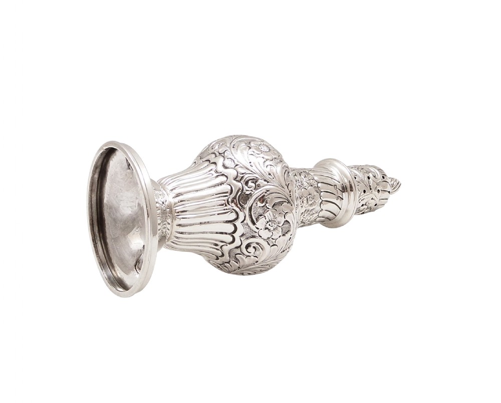Antique Edwardian Sterling Silver Sugar Shaker / Caster 1901 View VI