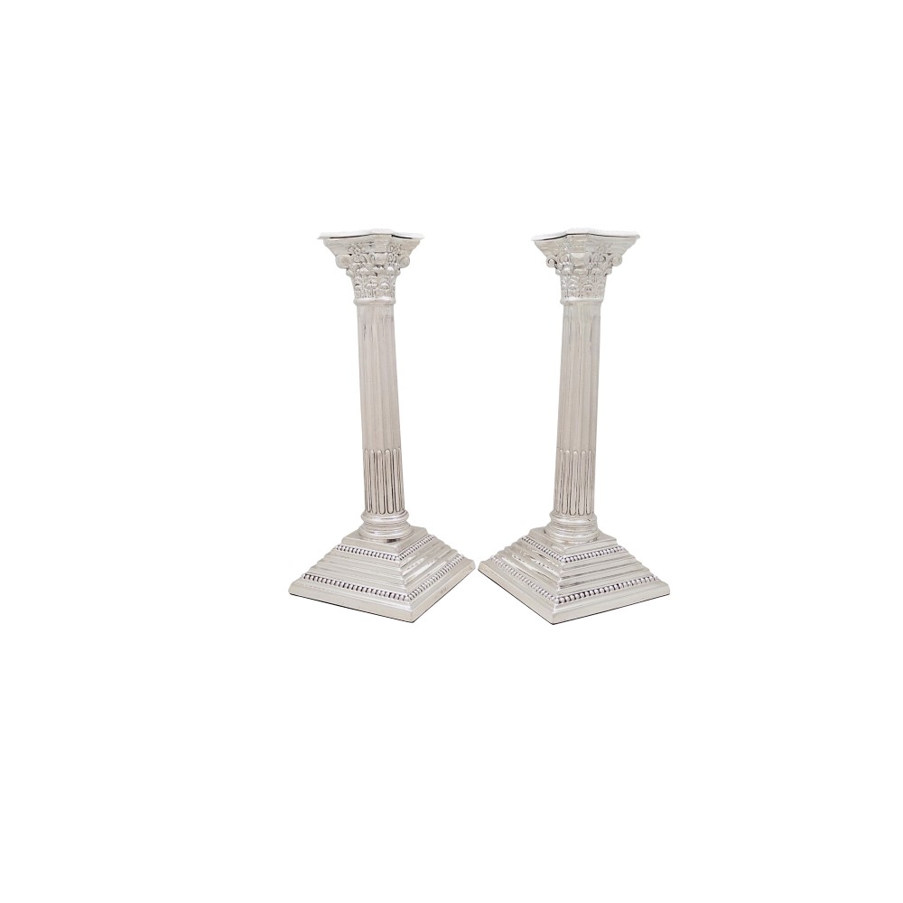 Pair of Antique Sterling Silver 10