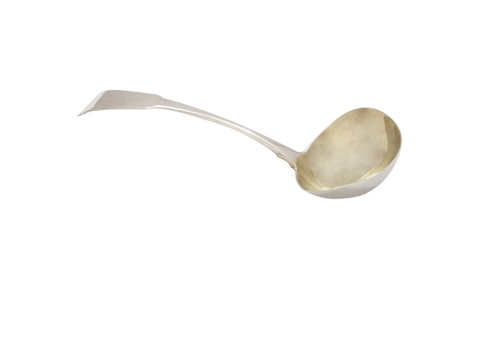 Antique Irish William IV Sterling Silver Ladle - Dublin 1830 View IV