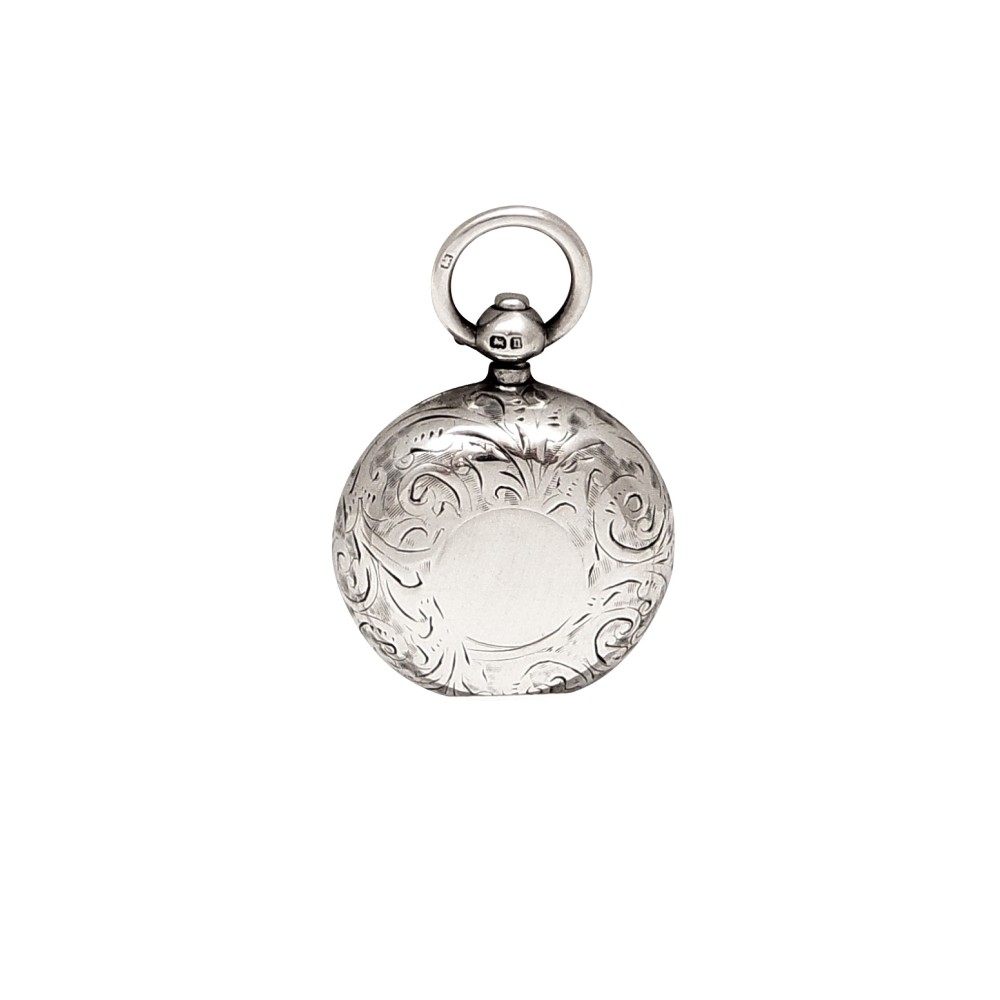 Antique Sterling Silver Sovereign Case 1912