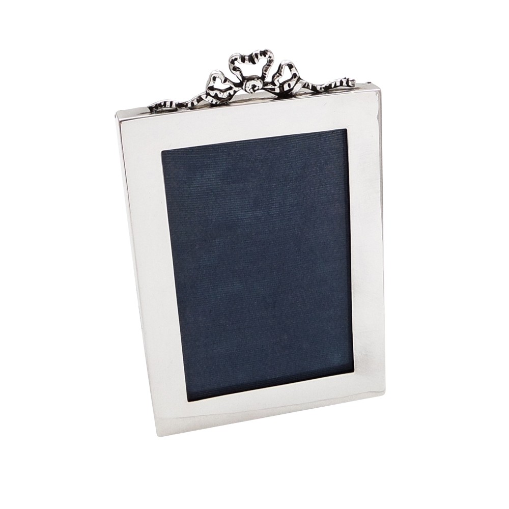 Antique Sterling Silver 'Bow/Ribbon' Photo Frame 1918