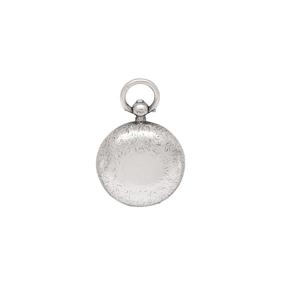 Antique Victorian Sterling Silver Sovereign Case 1895