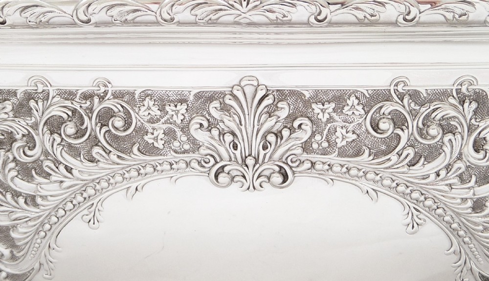 Antique Edwardian Sterling Silver Dressing Tray - Walker & Hall 1905 View VII