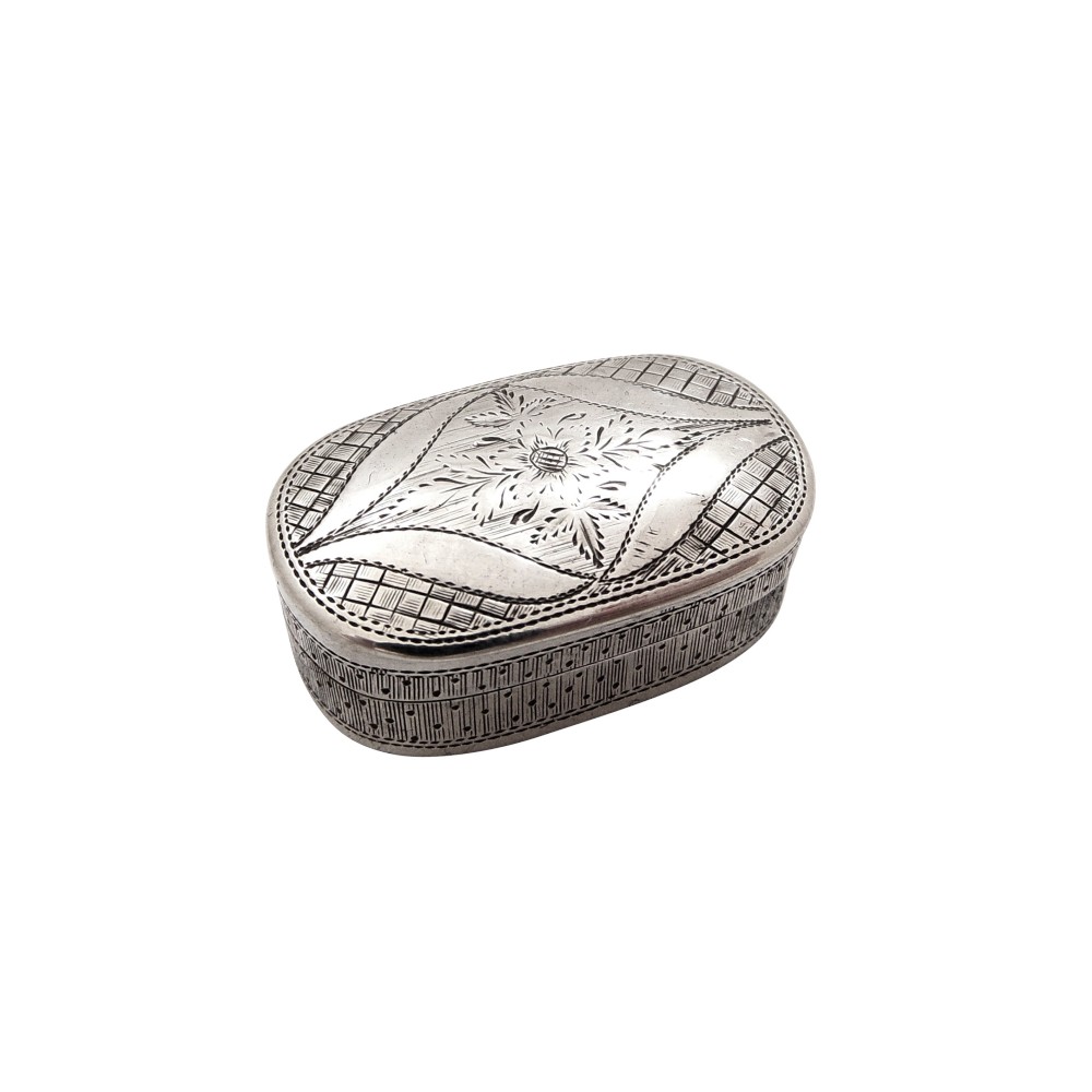 Antique Georgian Sterling Silver Vinaigrette 1805