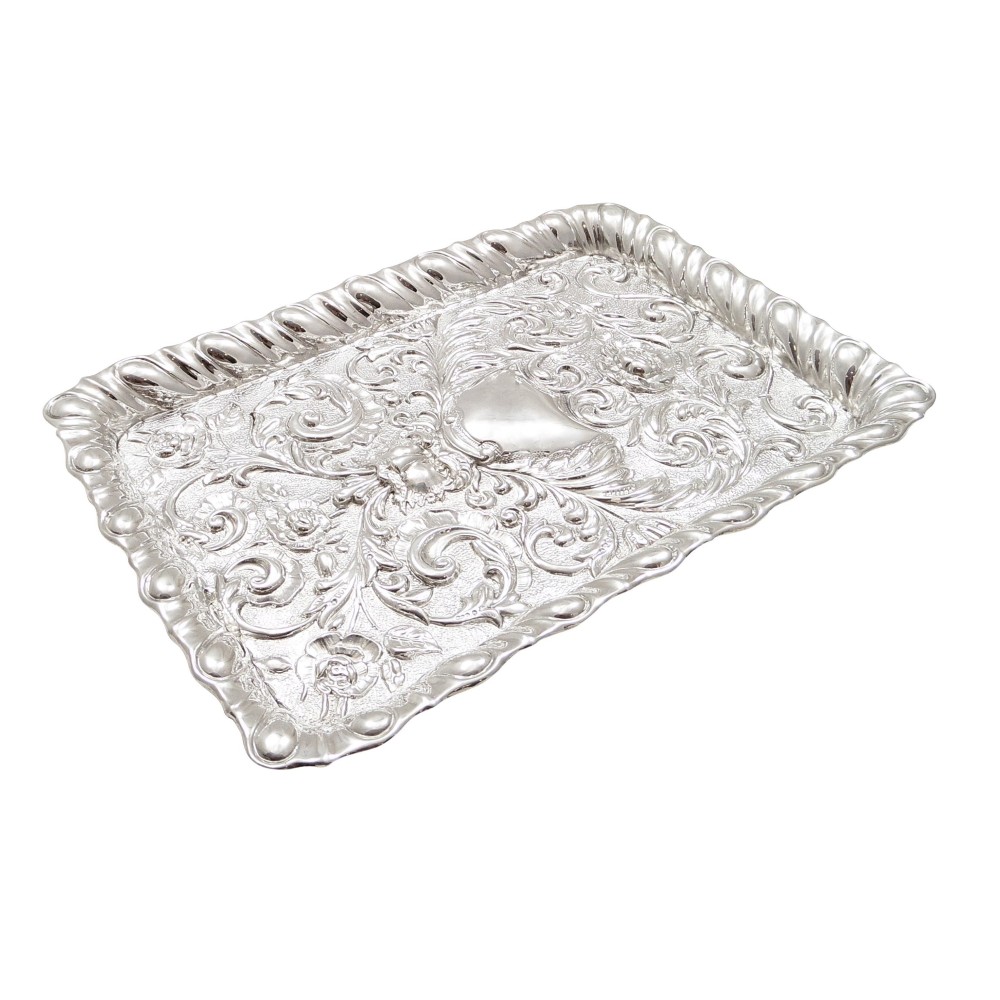 Antique Edwardian Sterling Silver Dressing Tray 1903