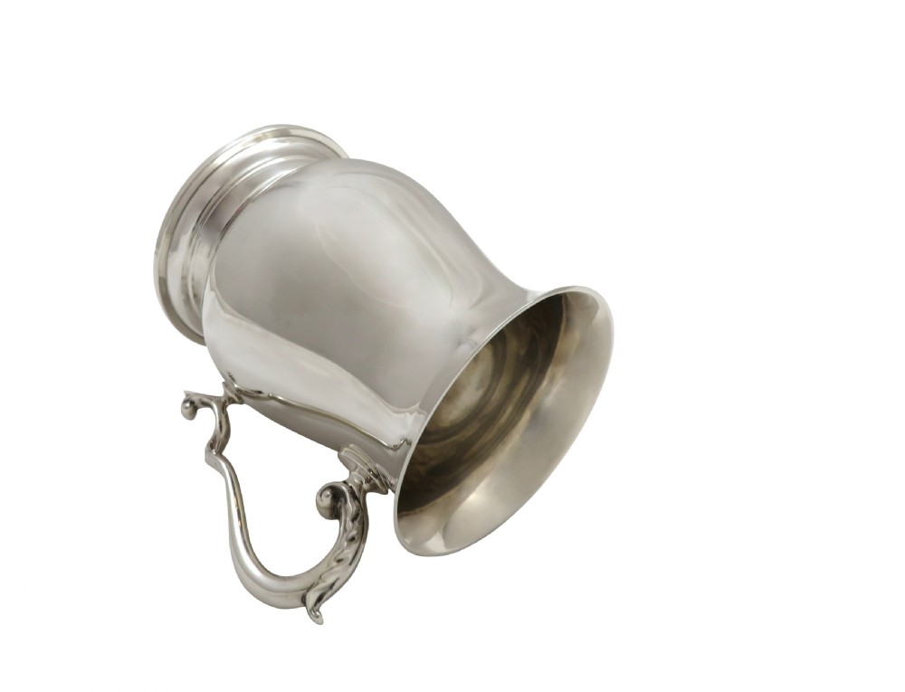 Vintage Sterling Silver Pint Mug / Tankard 1964 View II