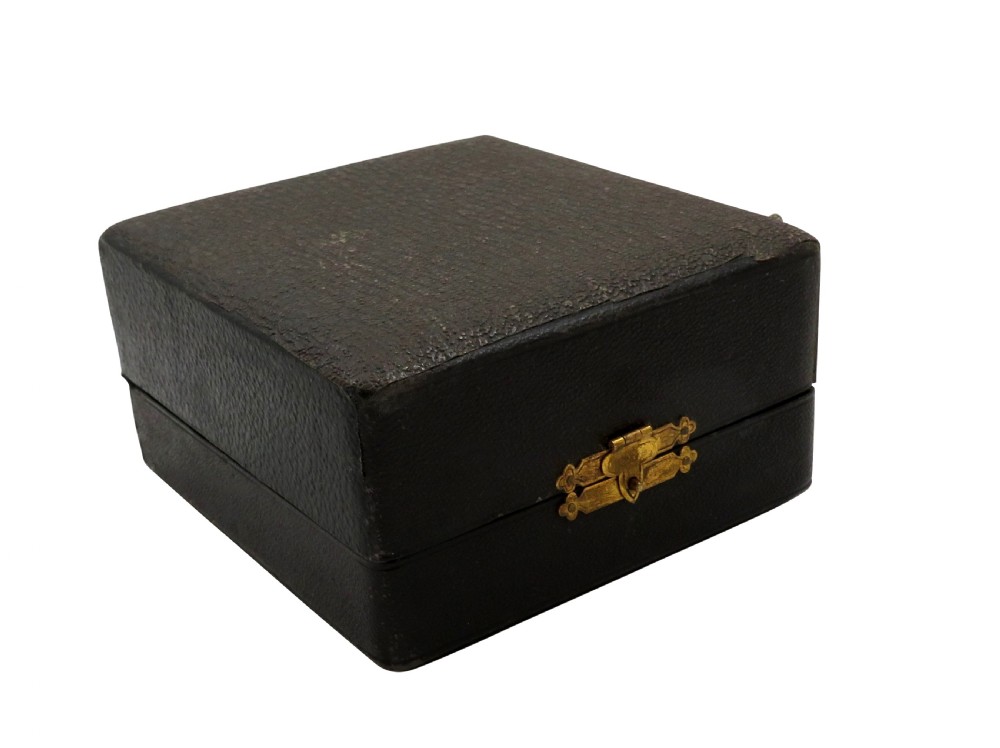 Set of 6 Antique Victorian Sterling Silver Napkin Rings in Case 1896/7 View V