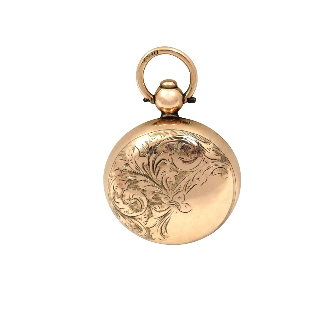 Antique Edwardian 9ct Gold Sovereign Case 1907