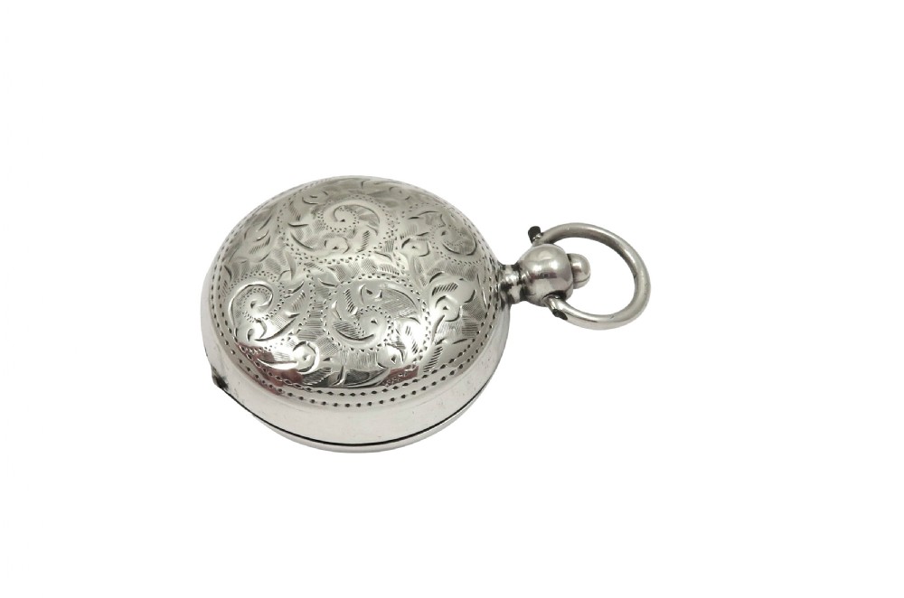 Antique Edwardian Sterling Silver Sovereign Case 1909 View II