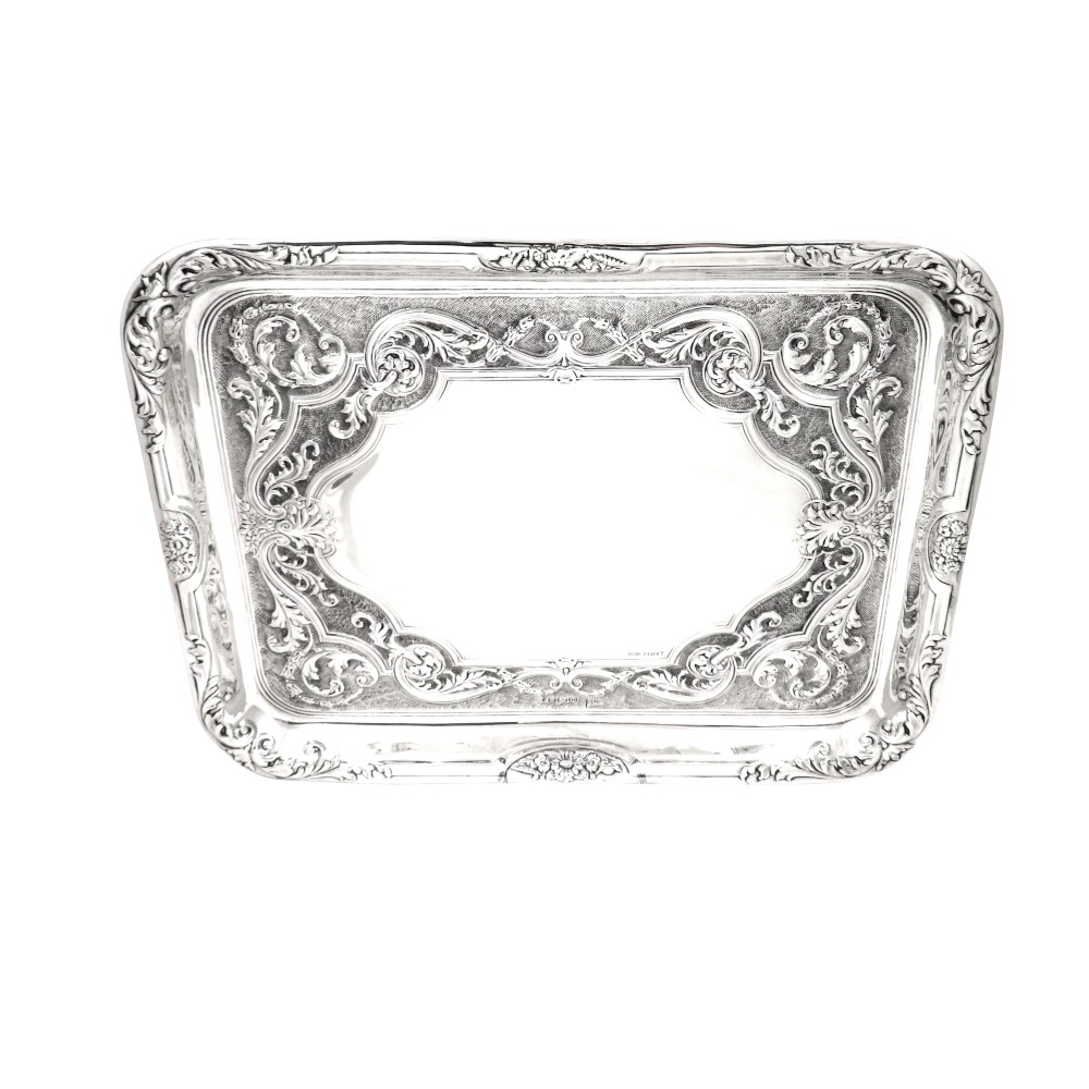 Antique Edwardian Sterling Silver Dressing Tray 1904