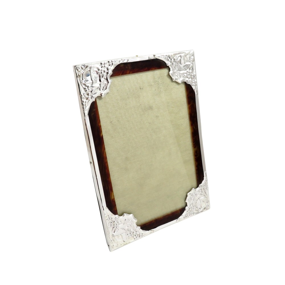 Antique Sterling Silver & Tortoiseshell 7 1/2