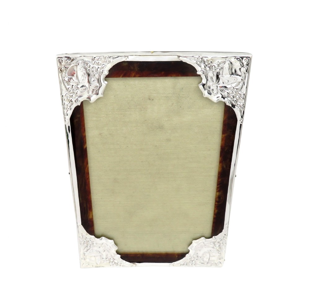 Antique Sterling Silver & Tortoiseshell 7 1/2