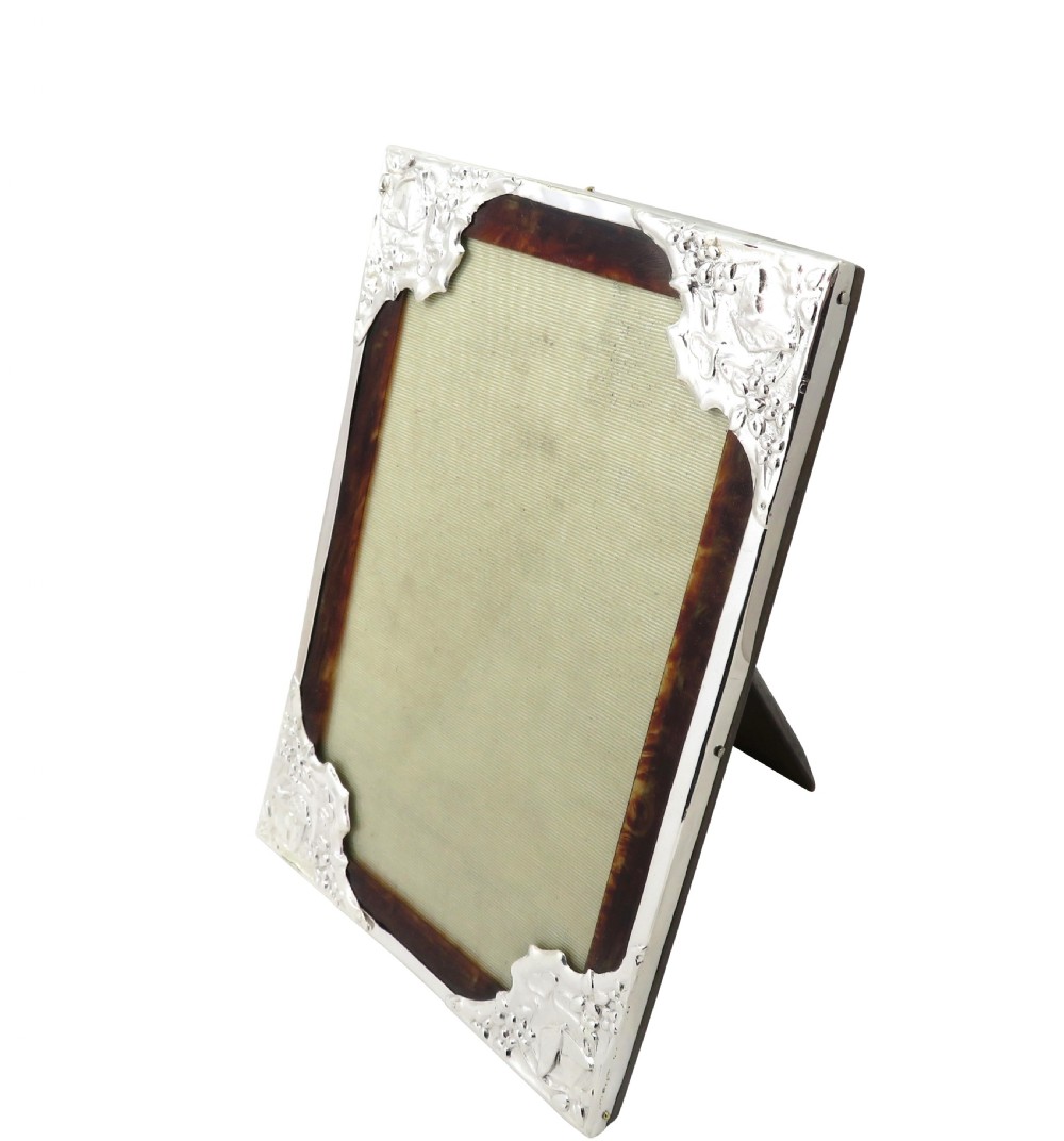 Antique Sterling Silver & Tortoiseshell 7 1/2
