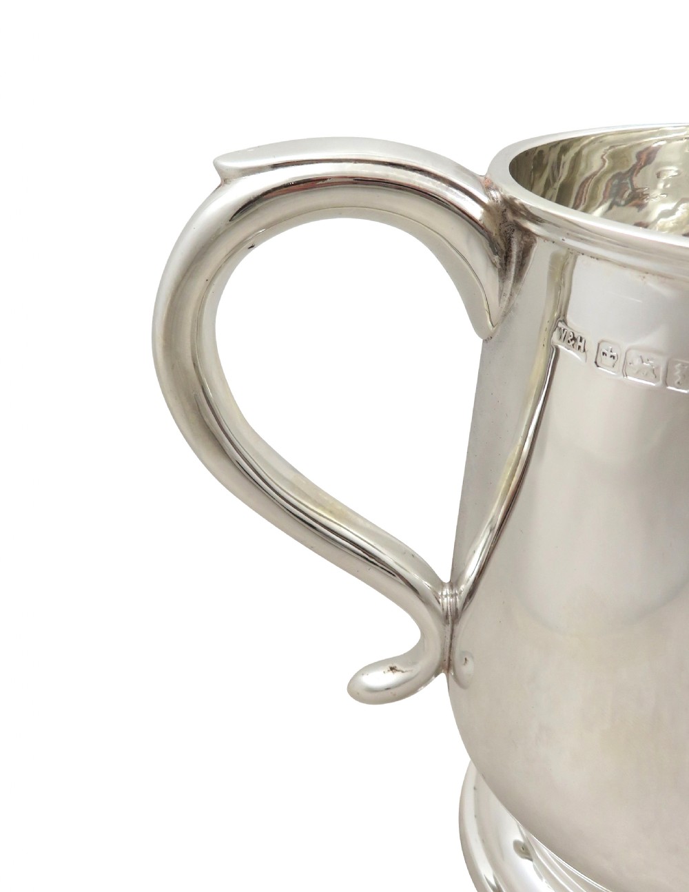 Antique Sterling Silver Pint Mug / Tankard 1917 View IV