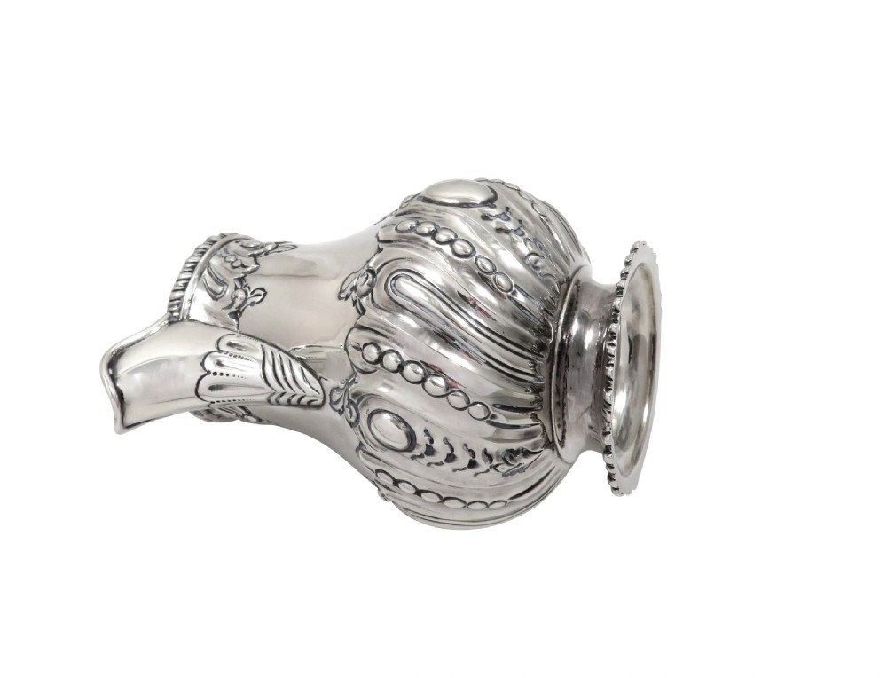Antique Sterling Silver Jug 1919 View VI
