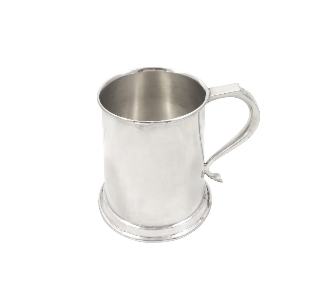 Vintage Sterling Silver Pint Tankard / Mug  View VII