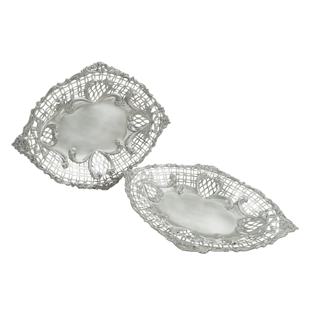 Pair of Antique Victorian Sterling Silver 11 1/2
