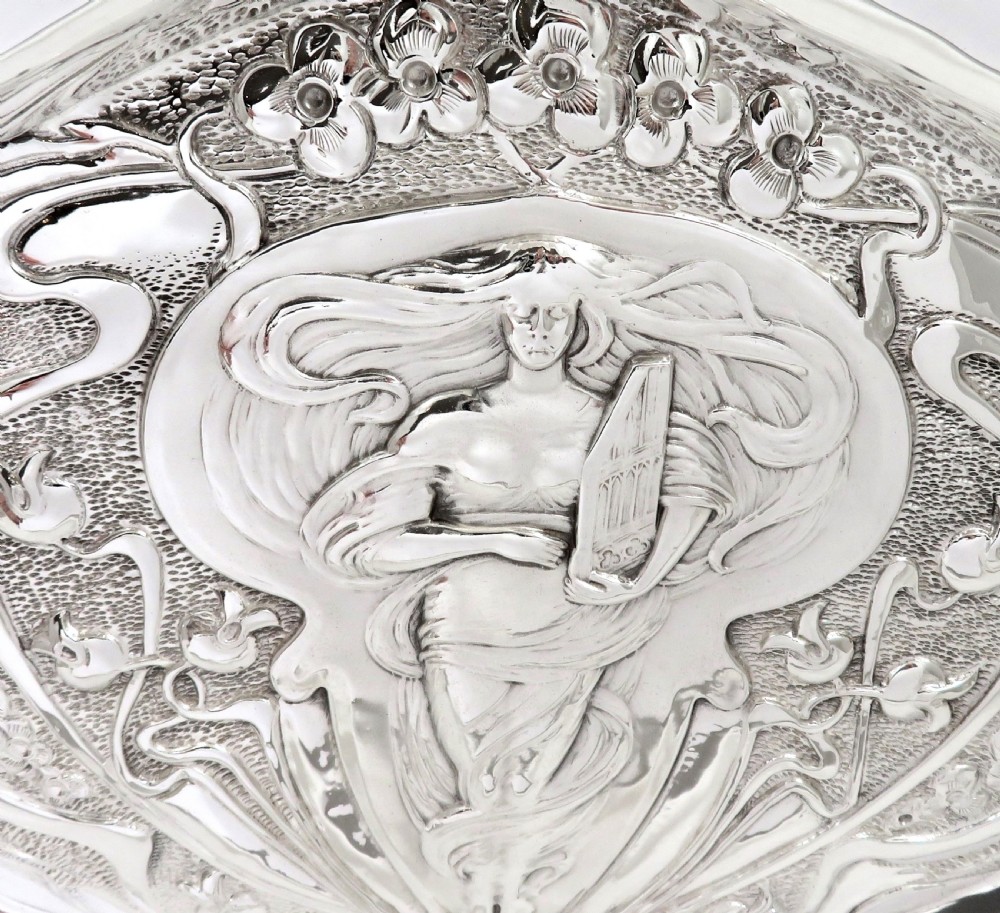 Antique Art Nouveau Sterling Silver 11