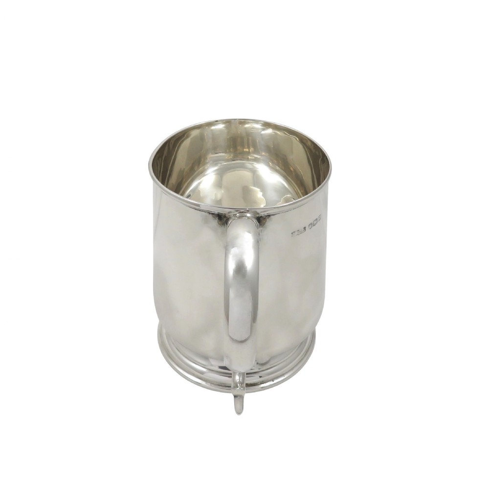 Vintage Sterling Silver Pint Mug / Tankard View VI