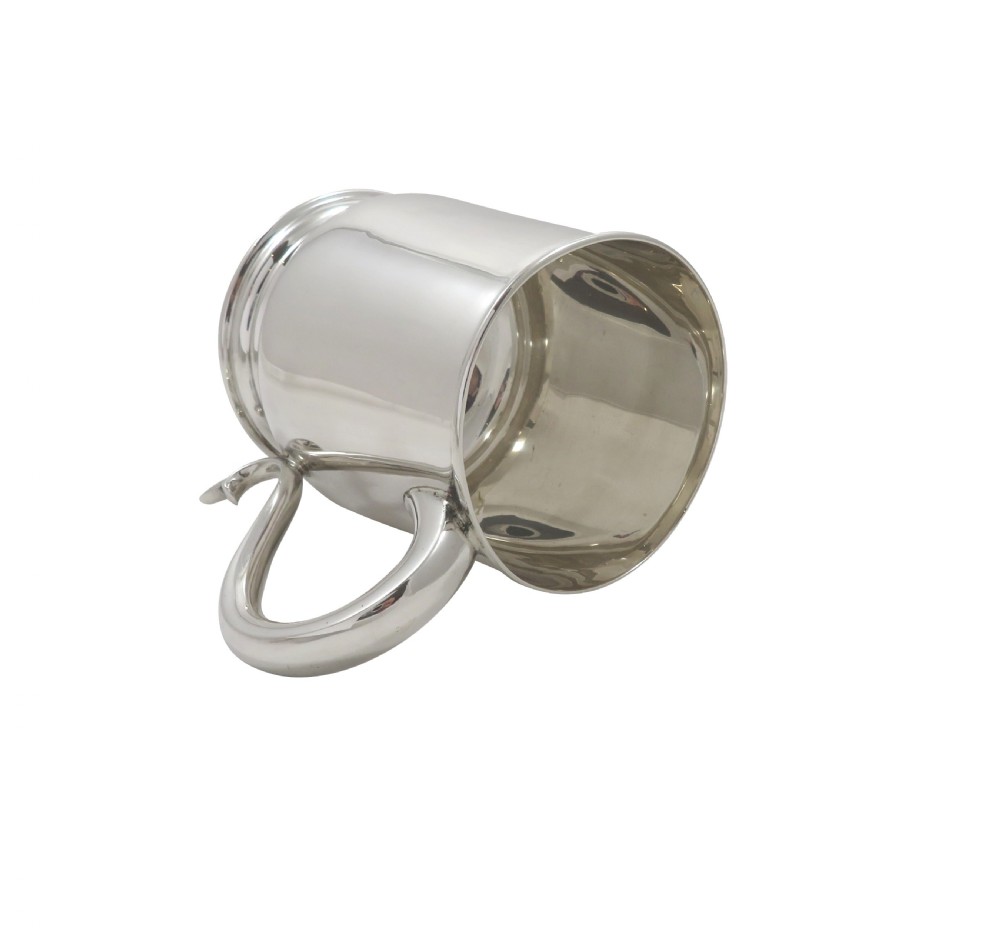 Vintage Sterling Silver Pint Mug / Tankard View VIII