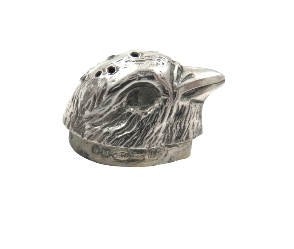 Antique Edwardian Sterling Silver 'Chick' Pepper / Pepperette 1906 View VI