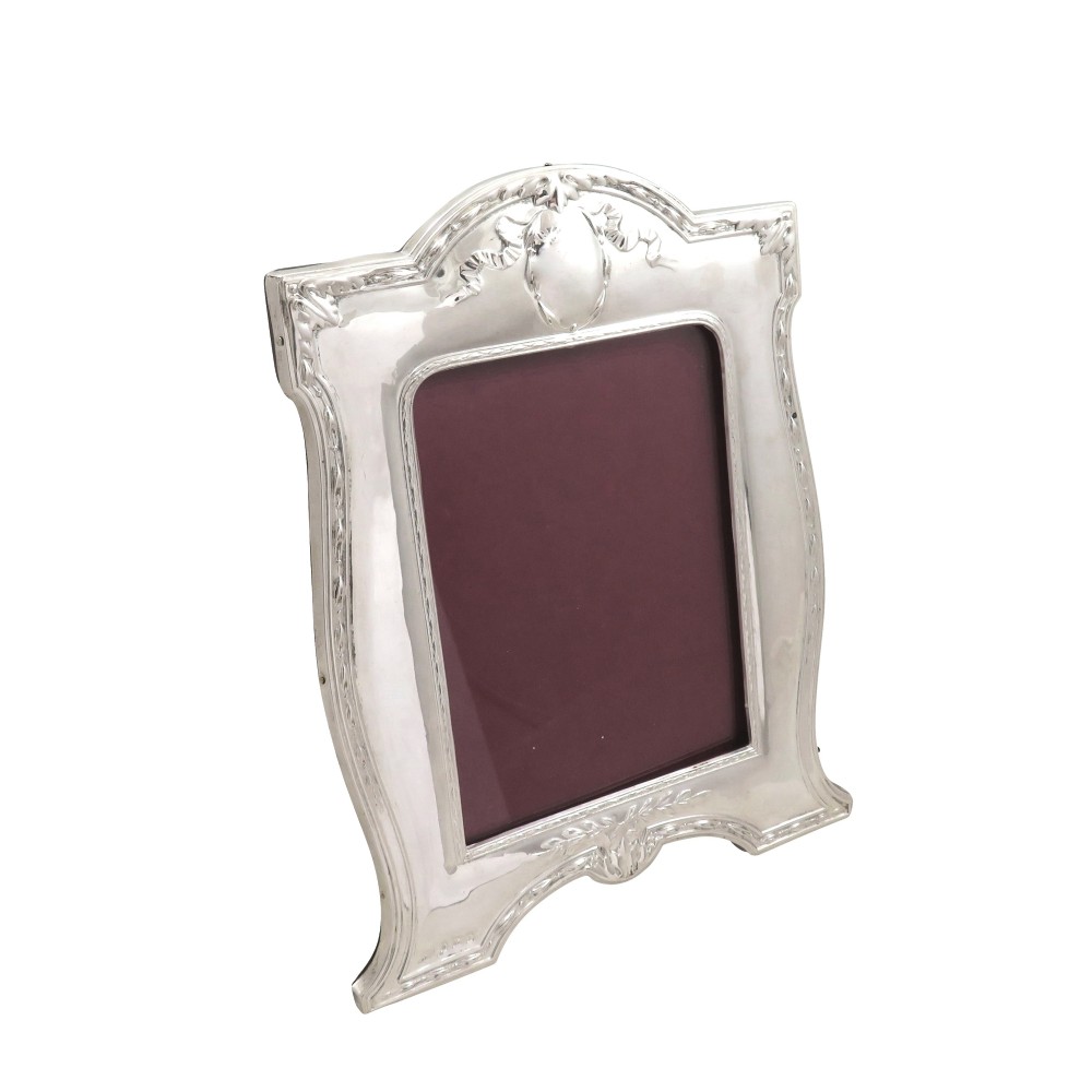 Antique Edwardian Sterling Silver Photo Frame 1910