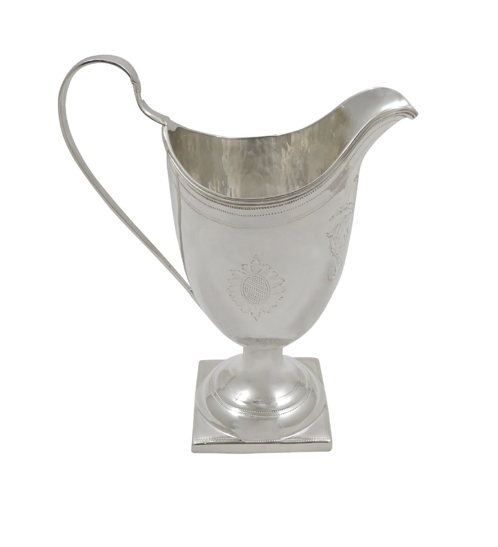 Antique Georgian Sterling Silver Jug 1797 View IX