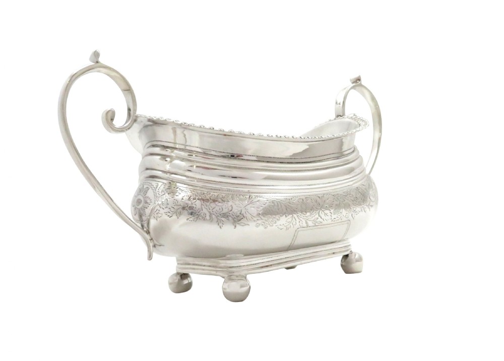Antique Georgian Sterling Silver 2 Handle Bowl 1815 View III