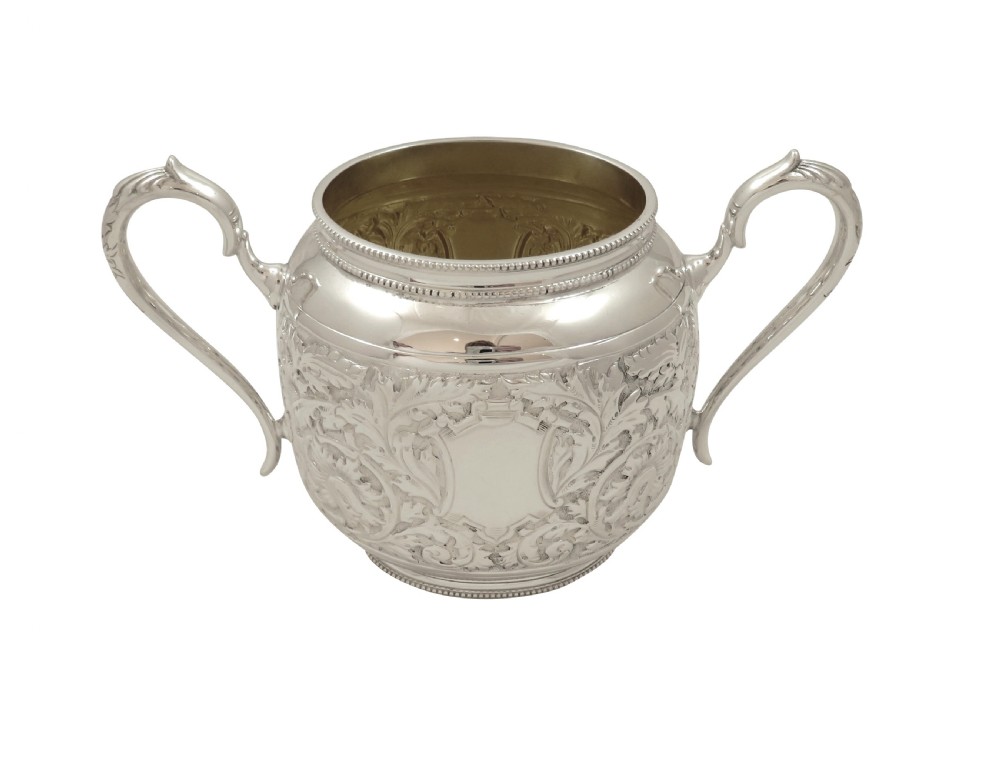 Superb Antique Edwardian Sterling Silver 5 Piece Tea & Coffee Set - 1901/1908 View VIII