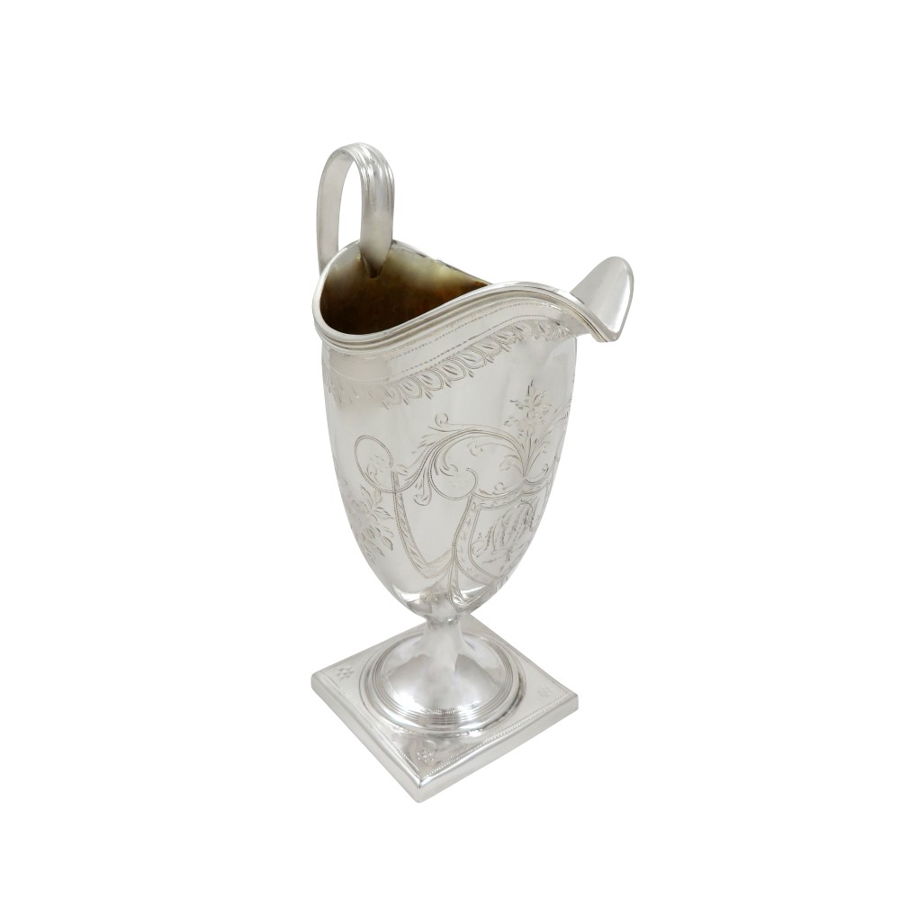Antique Georgian Sterling Silver Jug 1799