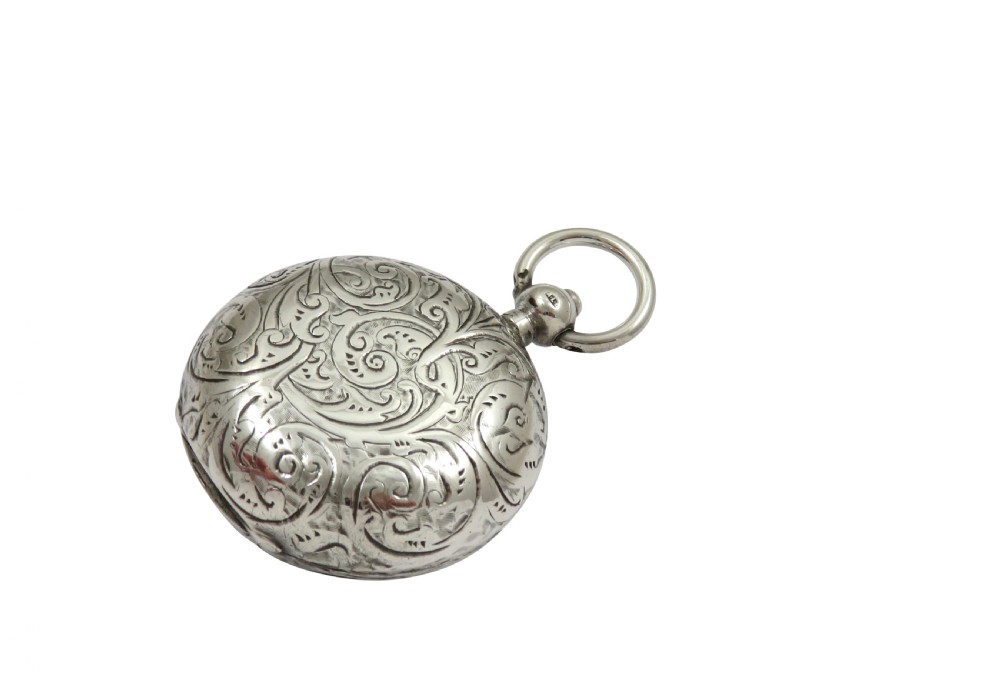 Antique Edwardian Sterling Silver Sovereign Case 1908 View II