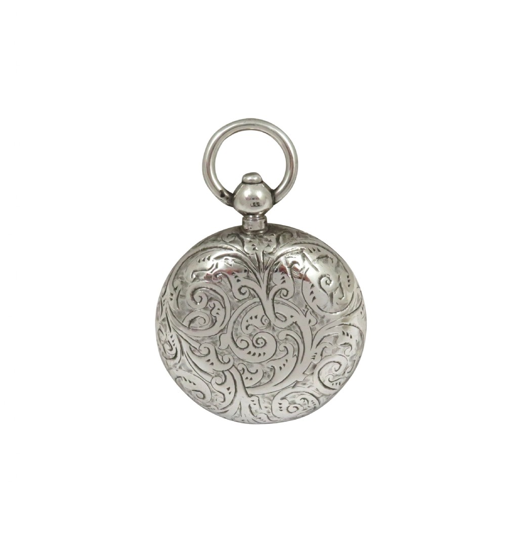 Antique Edwardian Sterling Silver Sovereign Case 1908 View IX