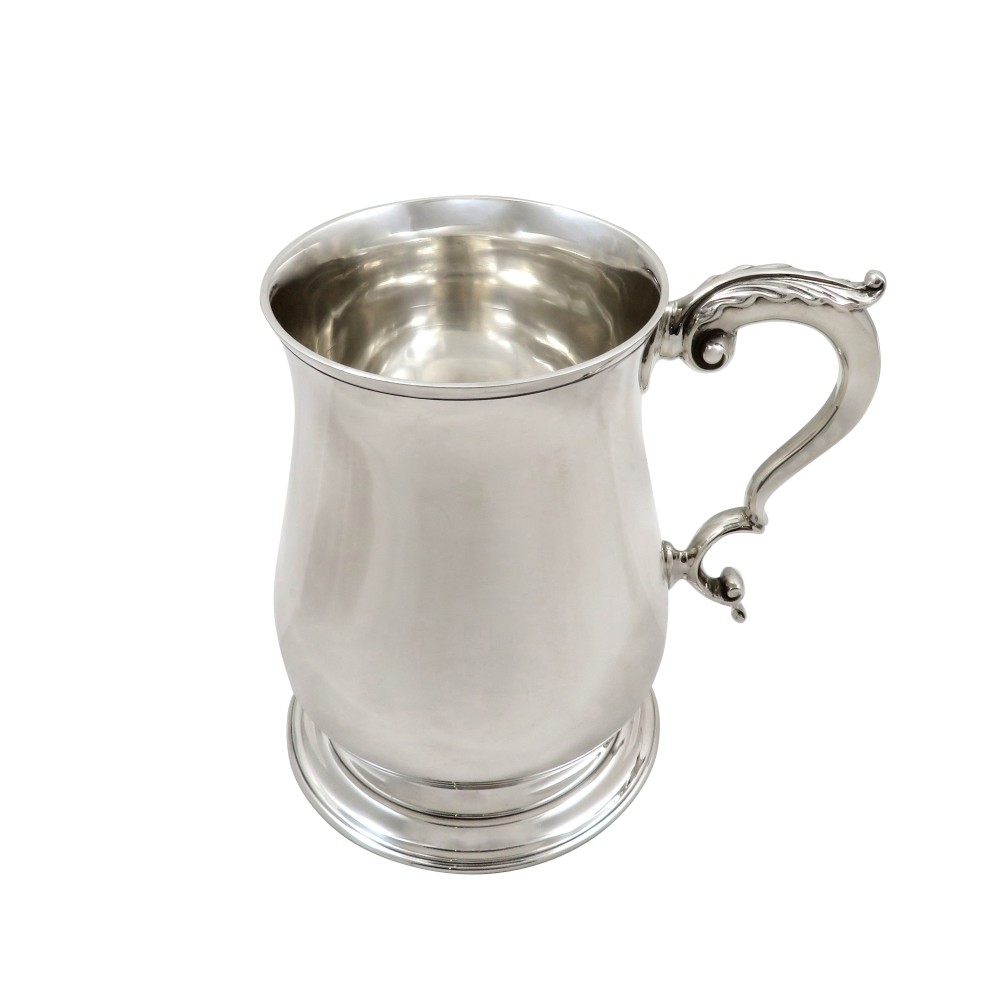 Vintage Sterling Silver Pint Tankard / Mug 1955