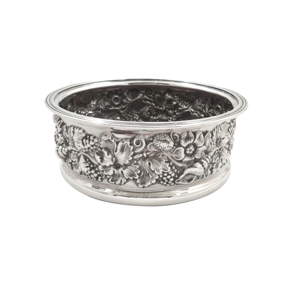 Vintage Sterling Silver Wine / Champagne Coaster