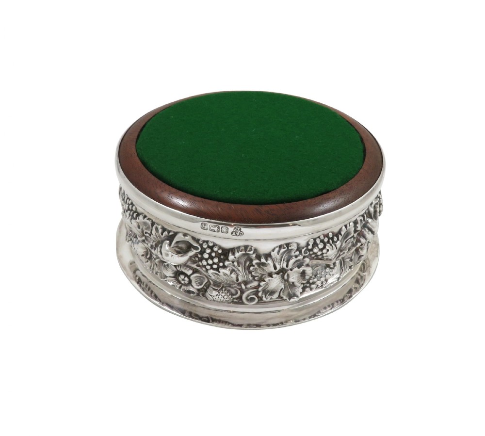 Vintage Sterling Silver Wine / Champagne Coaster View VII