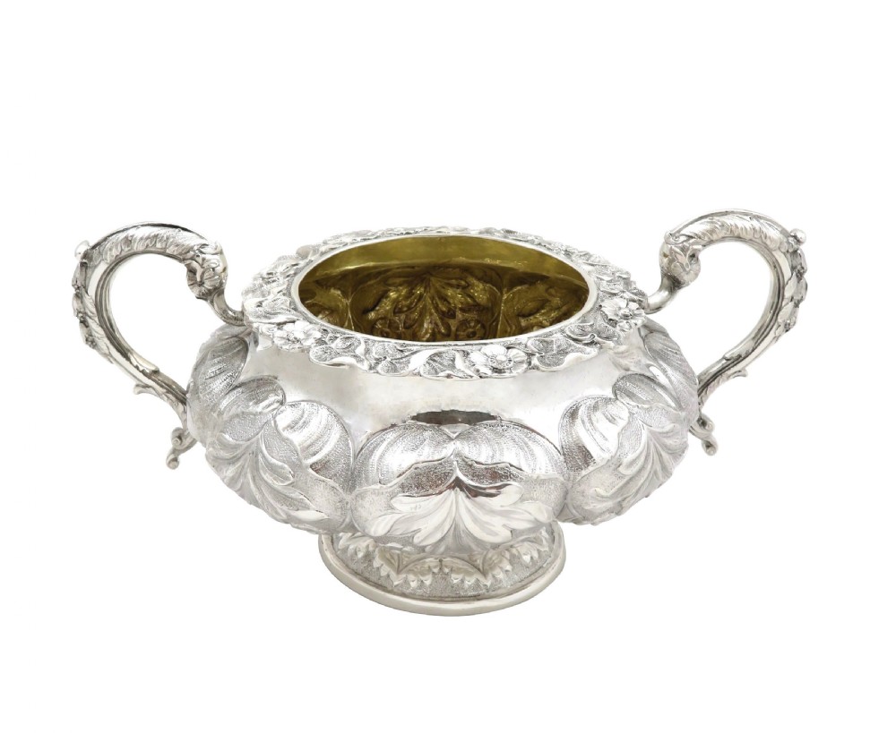 Antique Georgian Sterling Silver Bowl 1829 View VIII