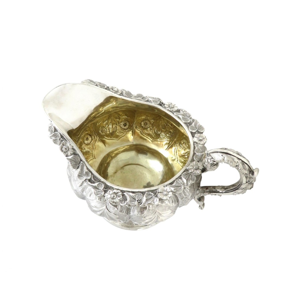 Antique Georgian Sterling Silver Jug 1829 View III