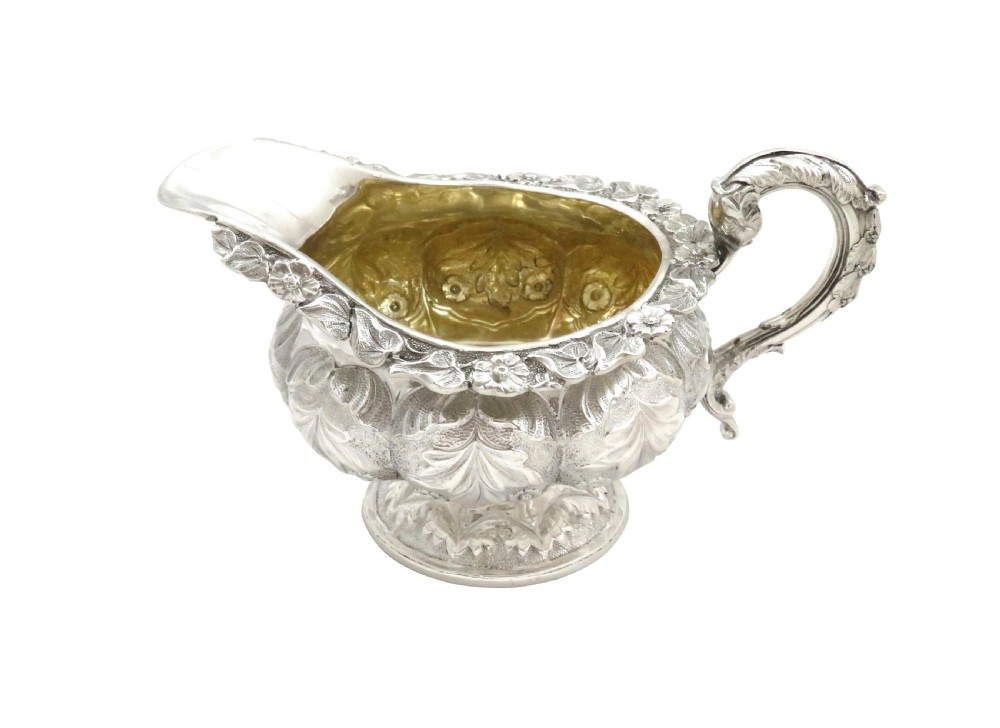 Antique Georgian Sterling Silver Jug 1829 View V