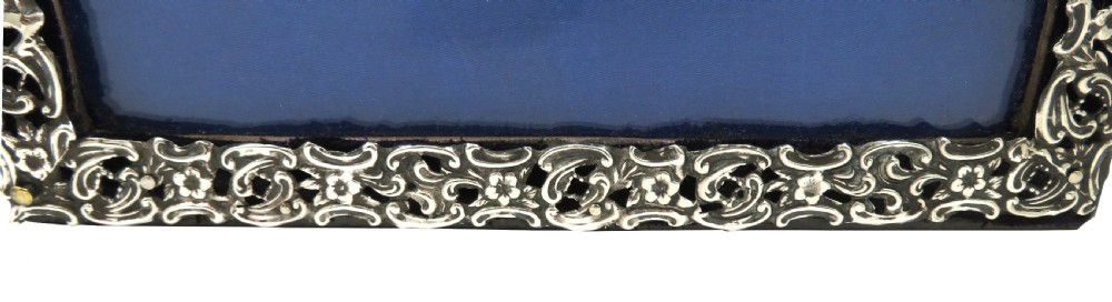 Antique Victorian Sterling Silver Landscape Photo Frame 1899 View IV