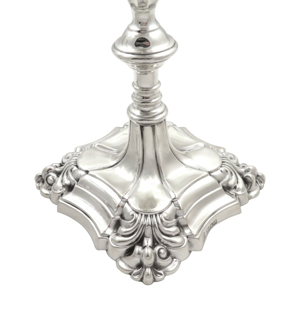Pair of Antique Sterling Silver 10